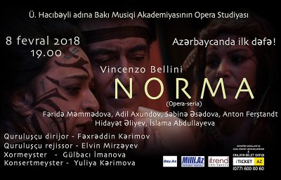 Впервые в  Баку состоится премьера знаменитой итальянской оперы "Norma"